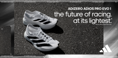 颠覆行业·未来已至 adidas推出品牌最轻竞速跑鞋ADIOS PRO EVO 1重量仅为138g